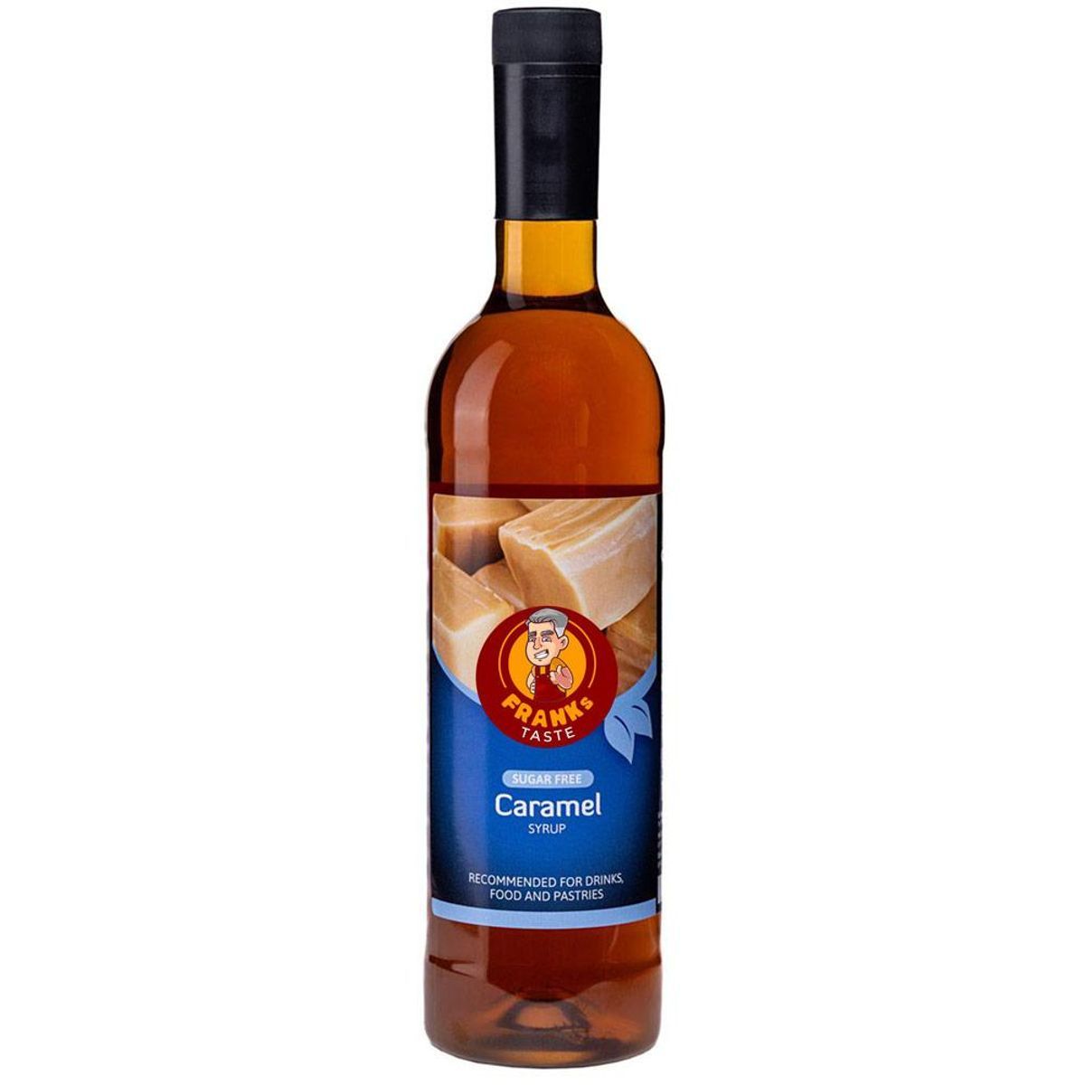 FRANKs TASTE - Kaffesirup Caramel SUKKERFRI 0,75 Liter