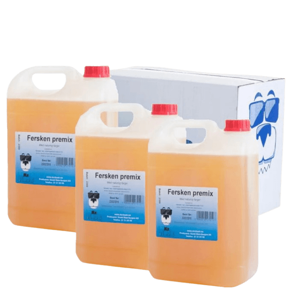 Hovedbilde Slush Premix Fersken 5L Mrslush 3x5 liter